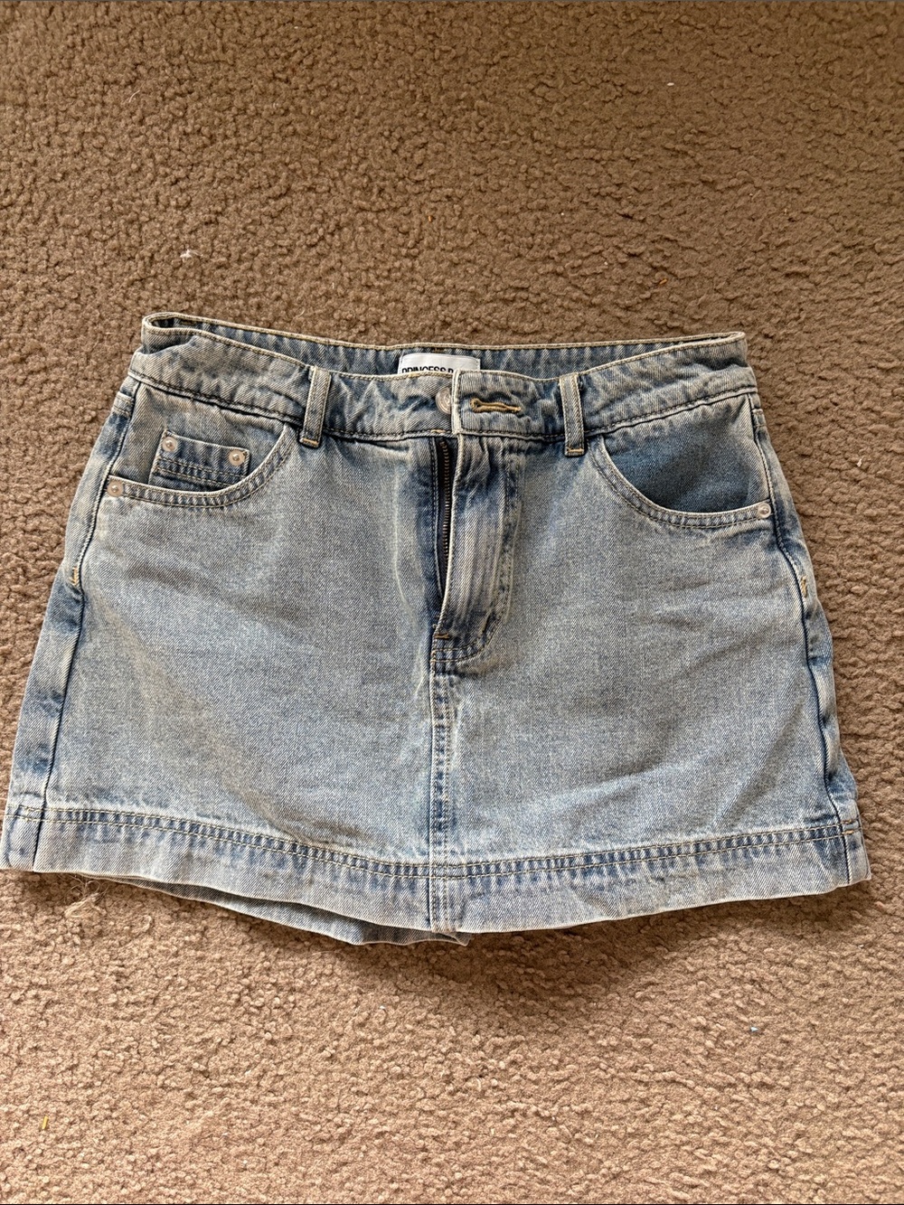 Princess Polly Blue Denim Mini Skort
